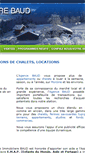 Mobile Screenshot of immobilierbaud-morzine.com